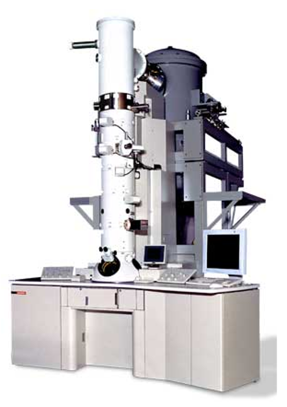 An image of the JEOL JEM 3200FS transmission electron microscope.