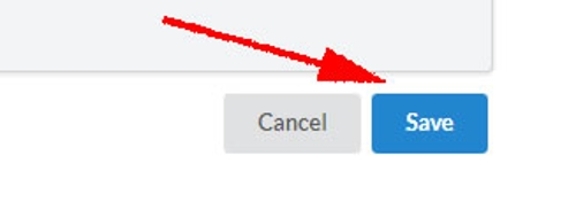 A screenshot showing the location of the Save button underneath the Profile Details information fields which will need to be clicked to save any progress you've made so far.