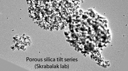 A moving image showing the porous silica tilt series.